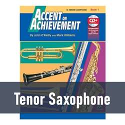 Accent on Achievement - Tenor Saxophone (Book 1)