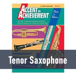 Accent on Achievement - Tenor Saxophone (Book 3)
