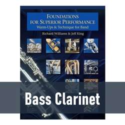 Foundations for Superior Performance - Bass Clarinet (Book 1)