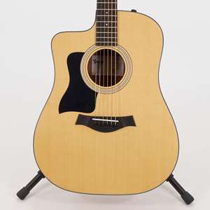 Taylor 100-Series 110ce (Left-Handed) Dreadnought Acoustic-Electric Guitar - Spruce Top with Layered Sapele Back and Sides