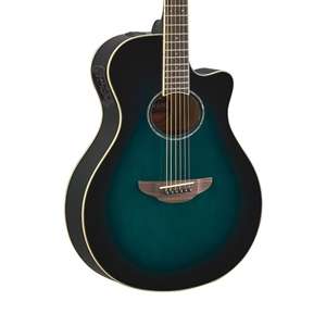 Yamaha APX600 Thin Body Acoustic-Electric Guitar - Oriental Blue Burst