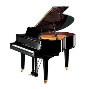 Yamaha TransAcoustic GC1M TA3 Baby Grand Piano - 5'3" Polished Ebony