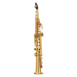 Yamaha Custom Z Series YSS-82ZR Professional Bb Soprano Saxophone with One Piece Curved Neck - Gold Lacquer