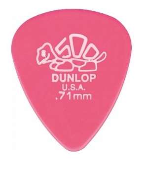 Dunlop Delrin 500 Guitar Pick .71mm - 12 Pack