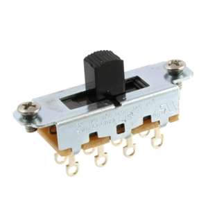Allparts EP-0261-023 Switchcraft On-Off-On Slide Switch for Mustang