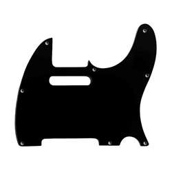 Allparts PG-0562-033 8-Hole Pickguard for Telecaster - Black 3-Ply