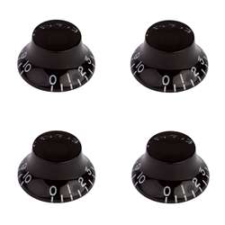 Gibson Top Hat Knobs - Black (Set of 4)