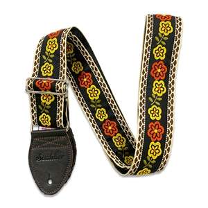 Souldier Strap - Marigold Yellow/Orange with Black Leather