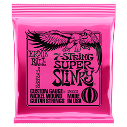 Ernie Ball 2623 7-String Super Slinky Electric Guitar Strings - Nickel Wound (09-52)