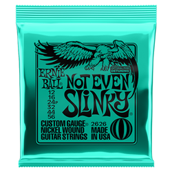 Ernie Ball 2626 Not Even Slinky Electric Guitar Strings for Drop Tuning - Nickel Wound (12-56)