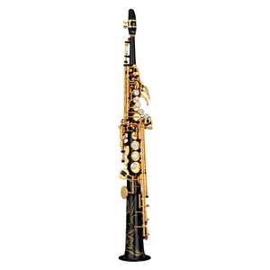 Yamaha Custom Z Series YSS-82ZB Professional Bb Soprano Saxophone with One Piece Straight Neck - Black Lacquer