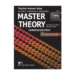 KJOS Master Theory Teacher Answer Keys Volume 2