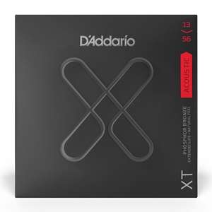 D'Addario XT Phosphor Bronze Coated Acoustic Guitar Strings - Medium (13-56)