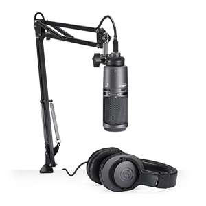 Strait Music - Audio Technica AT2020USB+ Mic with Boom arm and