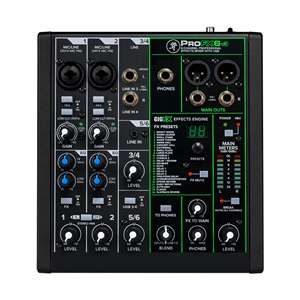 Mackie ProFX6v3 6-Channel Professional Analog Mixer with USB