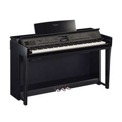 Yamaha Clavinova CVP-805PE GrandTouch Entertainment Smart Piano - Polished Ebony