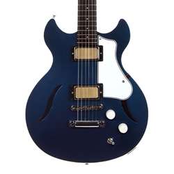 Harmony Standard Comet Semi-hollow Electric Guitar - Midnight Blue