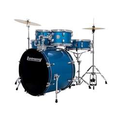 Ludwig Accent Fuse 5-Piece Drum Set - Blue Sparkle