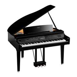 Yamaha CVP-809GP GrandTouch Entertainment Smart Grand Piano - Polished Ebony