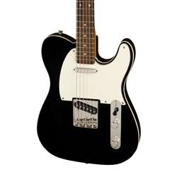 Fender Classic Vibe Baritone Custom Telecaster - Black with Laurel Fingerboard & Parchment Pickguard