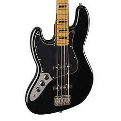 Squier Classic Vibe '70s Jazz Bass (Left-Handed) - Black with Maple Fingerboard