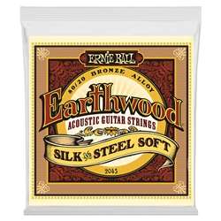 Ernie Ball Earthwood Silk & Steel Soft 80/20 Bronze Acoustic Guitar Strings - 11-52 Gauge