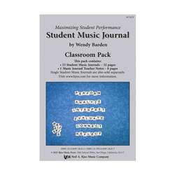 KJOS Maximizing Student Performance: Student Music Journal Classroom Pack