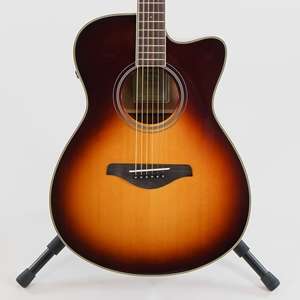 Yamaha FSC-TA TransAcoustic Concert Cutaway Acoustic-Electric Guitar with Built-in Reverb and Chorus - Sunburst Finish