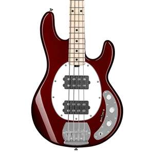 Sterling StingRay Ray 4HH - Candy Apple Red with Maple Fingerbaord