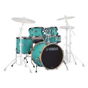 Yamaha Stage Custom 5pc Drum Set (Shell Pack Only) - Matte Surf Green