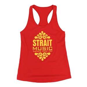 Strait Music Logo Red Tank
