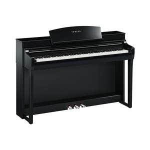 Yamaha Clavinova CSP-255 GrandTouch-S Tablet Controlled Smart Piano - Polished Ebony