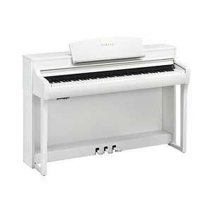 Yamaha Clavinova CSP-255 GrandTouch-S Tablet Controlled Smart Piano - Matte White