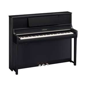 Yamaha Clavinova CSP-295 GrandTouch with Wooden Keys Tablet Controlled Smart Piano - Black Walnut Tall Cabinet