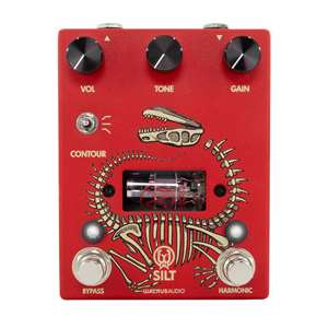 Walrus Audio Silt Harmonic Tube Fuzz - Red Chassis Dino Fossil