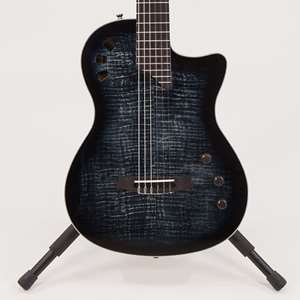 Cordoba Stage Black Burst - Chambered Solid Body Nylon String Cutaway Electric Guitar - Black Burst