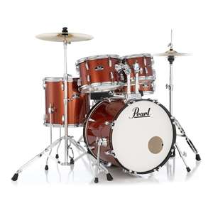 Pearl Roadshow RS505C/C Complete Drum Set with Hardware and Cymbals - Burnt Orange Sparkle