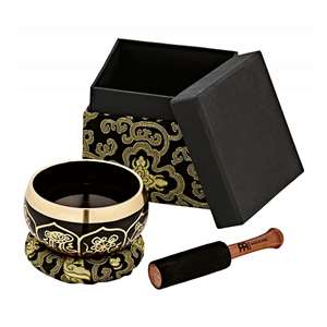 Meinl Sonic Energy Singing Bowl - Ornamental Series - 10.5cm / 4,13" - 400g / 14.11 oz - Black Gift Box