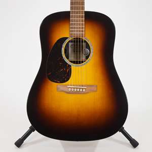 Martin X-Series D-X2E Ziricote Burst (Left-Handed) Dreadnought Acoustic-Electrioc Guitar - Spruce Top with Ziricote HPL Back and Sides