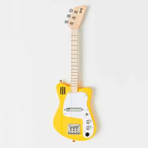 Loog Mini Electric 3-String Guitar for Kids - Yellow