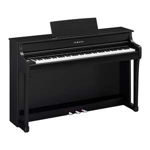 Yamaha Clavinova CLP-835 Grand Expression Modeling Digital Upright Piano with GrandTouch Pedals and Bench - Matte Black