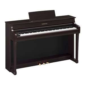 Yamaha Clavinova CLP-835 Grand Expression Modeling Digital Upright Piano with GrandTouch Pedals and Bench - Rosewood