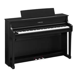 Yamaha Clavinova CLP-875 Grand Expression Modeling Digital Upright Piano with GrandTouch Pedals and Bench - Matte Black