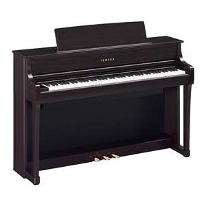 Yamaha Clavinova CLP-875 Grand Expression Modeling Digital Upright Piano with GrandTouch Pedals and Bench - Rosewood