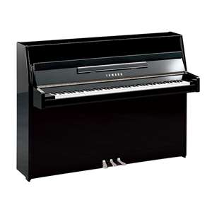 Yamaha SILENT Series b-Series b1 Continental Style Upright with SC3 Silent System - 43" Polished Ebony with Chrome