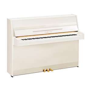 Yamaha SILENT Series b-Series b1 Continental Style Upright with SC3 Silent System - 43" Polished White