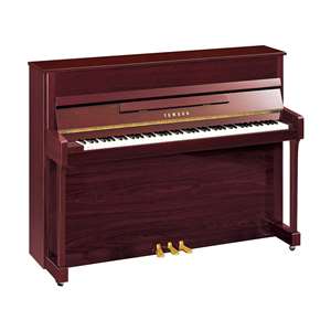 Yamaha SILENT Series b-Series b2 Upright Acoustic Piano with SC3 Silent System - 44.5" Polished Mahogany