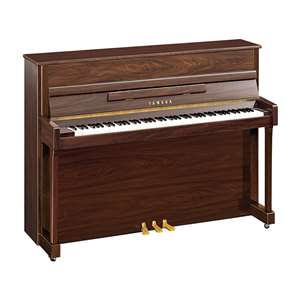 Yamaha SILENT Series b-Series b2 Upright Acoustic Piano with SC3 Silent System - 44.5" Polished American Walnut