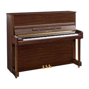 Yamaha SILENT Series b-Series b3 Upright Acoustic Piano with SC3 Silent System - 48" Polished American Walnut