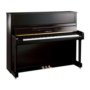 Yamaha SILENT Series b-Series b3 Upright Acoustic Piano with SC3 Silent System - 48" Polished Ebony